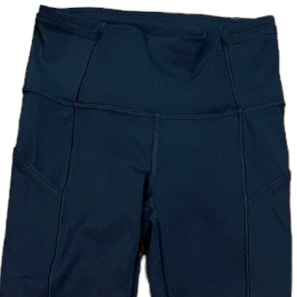 Lululemon Fast and Free High Rise 25" Leggings Black LW5BXQS Size 2 - Picture 2 of 7